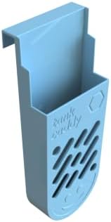 The Tank Caddy is a carrier that hangs inside your toilet tank, while trapping the soot that remains as blue and bleach tablets dissolve.-Ruum Studio Home