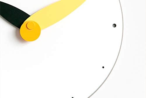 Stephanie Imports Modern Minimalist Yellow & Black Wall Clock-Ruum Studio Home
