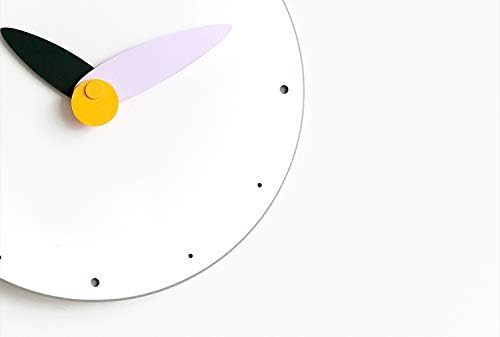 Stephanie Imports Modern Minimalist Purple & Black Wall Clock-Ruum Studio Home