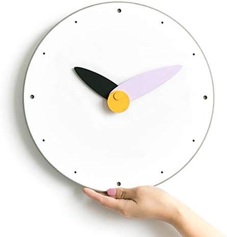 Stephanie Imports Modern Minimalist Purple & Black Wall Clock-Ruum Studio Home