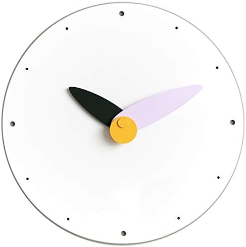Stephanie Imports Modern Minimalist Purple & Black Wall Clock-Ruum Studio Home