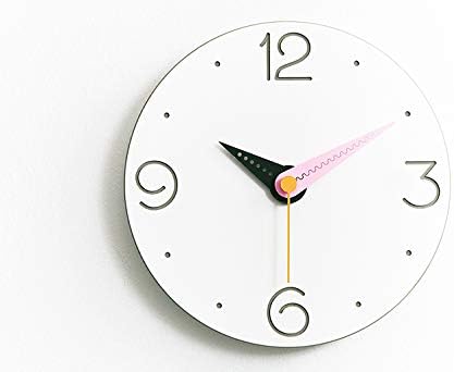 Stephanie Imports Modern Minimalist Pink & Black Wall Clock-Ruum Studio Home