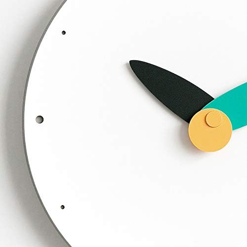 Stephanie Imports Modern Minimalist Teal & Black Wall Clock-Ruum Studio Home