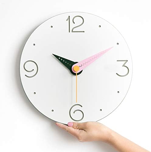 Stephanie Imports Modern Minimalist Pink & Black Wall Clock-Ruum Studio Home