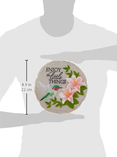 Spoontiques - Garden Décor - Hummingbird Stepping Stone - Decorative Stone for Garden-Ruum Studio Home