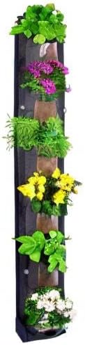 Hanging Planter Bags, Vertical Garden Planting Wall Gardening Grow Bag, 6 Pockets Large Wall Planter - Indoor Outdoor Plants Flowers Herbs, Waterproof Reusable-Ruum Studio Home