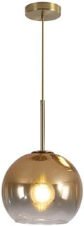 KCO Lighting 1-Light Modern Glass Pendant Lights Large Gold Globe Pendant Light Mid Century Single Pendant Light Kitchen Island Dining Room Lighting Fixtures Ceiling Hanging-Ruum Studio Home