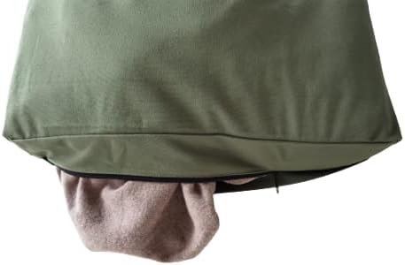 Laundry Collector, Laundry Hamper, Door Hanging Laundry bag with hooks (Army green, 65Liters)-Ruum Studio Home
