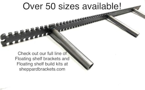 Floating Shelf Brackets - Sheppard Brackets - Easy Install - Heavy Duty (16 inch)-Ruum Studio Home