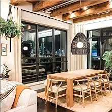 Tomile Solid Wood Wishbone Chair Y Chair Mid-Century Armrest Dining Chair, Hemp Seat (Ash Wood - Natural Wood Color)-Ruum Studio Home