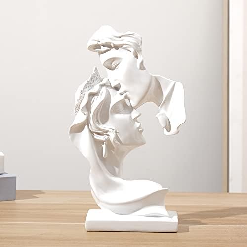 Couples Kiss Sculpture,Abstract Art Couple Sculpture Home Furnishing Resin Statue Decoration Romantic Statue Used for Home Decoration, Wedding, Gift.-Ruum Studio Home