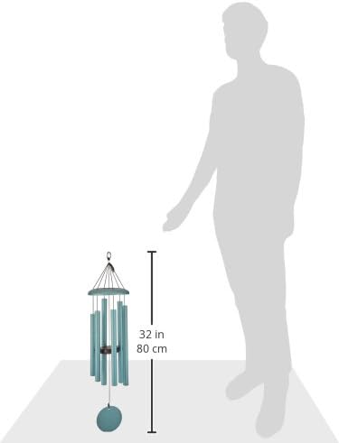 Corinthian Bells by Wind River - 30 inch Patina Green Wind Chime for Patio, Backyard, Garden, and Outdoor Decor (Aluminum Chime) Made in The USA-Ruum Studio Home