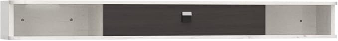 Pmnianhua Floating TV Console,55'' Wall-Mounted Media Console,Floating TV Cabinet,Modern Floating TV Stand,Under TV Entertainment Shelf with Door and Storage for Bedroom Living Room (Grey-White)-Ruum Studio Home