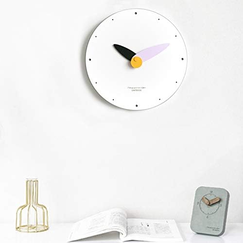 Stephanie Imports Modern Minimalist Purple & Black Wall Clock-Ruum Studio Home