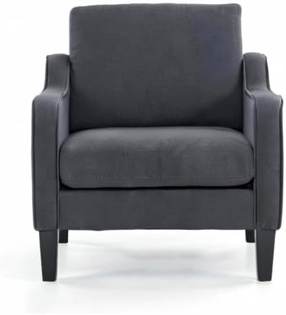 VINGLI Accent Chairs for Living Room Chairs Mid Century Modern Chair Sofa Chair Upholstered Arm Chair with Scooped Arms for Bedroom, Apartment, Office, Studio, Waiting Room, Play Room-Ruum Studio Home