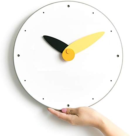 Stephanie Imports Modern Minimalist Yellow & Black Wall Clock-Ruum Studio Home