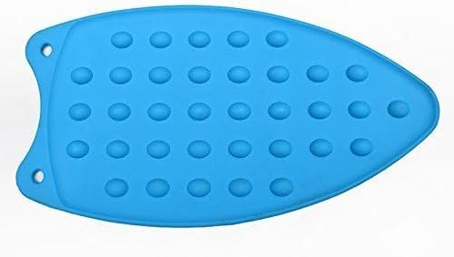 Bringsine Silicone Iron Rest Pad for Ironing Board Hot Resistant Mat(Blue)-Ruum Studio Home