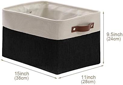 DECOMOMO Storage Bins Fabric Storage Baskets for Shelves, Linen Closet Organization Toys Nursery (Mixed Neutral, Large - 3 Pack)-Ruum Studio Home