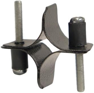 Set of 2 Audubon Torpedo Squirrel Baffles - Black Steel, 6" Diameter Each, Protect Bird Feeders on Poles-Ruum Studio Home