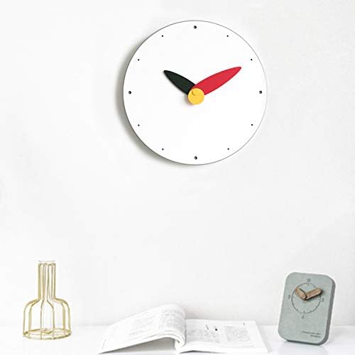 Stephanie Imports Modern Minimalist Red & Black Wall Clock-Ruum Studio Home