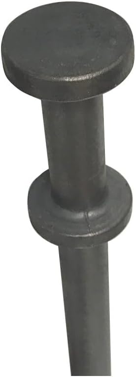 Double Head Tent Stakes - Heavy Duty Steel Tent Stakes, Versatile Ground Spikes to Anchor Commercial Inflatables, Party Tents, and Outdoor Camping Shelters, 3/4 x 24 Inch, 4-Pack-Ruum Studio Home