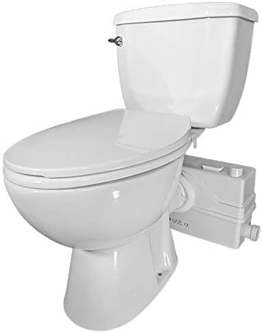 800W/1+HP American Elongated Macerating Toilet Kit with Macerator Pump for Basement Toilet System, 3 - Piece Kit by Lift Assure-Ruum Studio Home