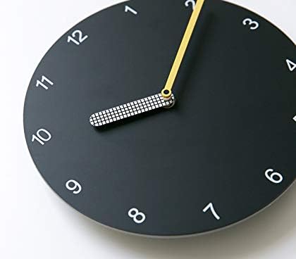 Stephanie Imports Modern Minimalist Black & Yellow Wall Clock-Ruum Studio Home