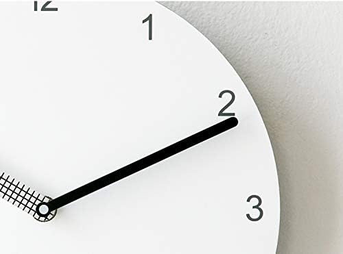 Stephanie Imports Modern Minimalist White & Black Wall Clock-Ruum Studio Home
