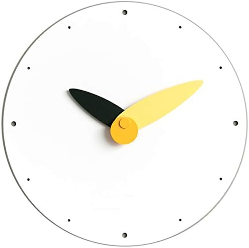 Stephanie Imports Modern Minimalist Yellow & Black Wall Clock-Ruum Studio Home