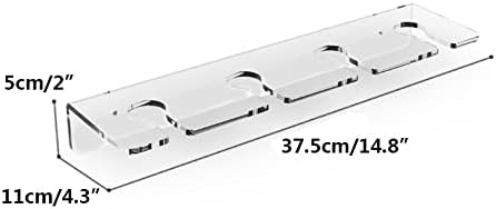 WANLIAN Wine Glass Holder - Wall Mounted Acrylic, Pack of 2 - Reception Party & Kitchen Tableware Storage Rack-Ruum Studio Home
