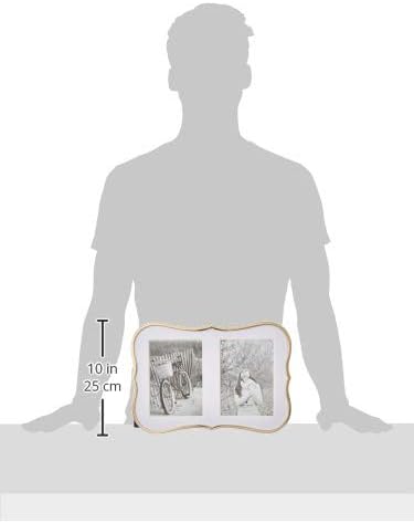 Kate Spade New York Gold Crown Point Double 5" X 7" Frame, 2.55 LB-Ruum Studio Home