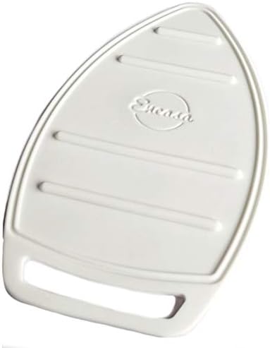 Encasa Homes Silicon Mat for Hot Iron Rest - Heat Resistant, Anti - Slip, Thicker Pad for Protecting Your Table During Ironing, Non-Burning, Machine Washable, Durable - White-Ruum Studio Home