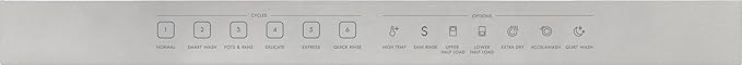 Kenmore 24" Built-in Stainless Steel Tub Dishwasher EasyFlex 3rd, SmartWash, UltraWash Plus, TurboDry, and Adjustable Rack, Energy Star Certified, Fingerprint Resistant-Ruum Studio Home