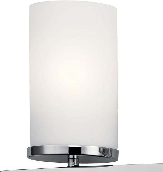 Kichler Crosby 31" 4 Light Vanity Light Satin Etched Cased Opal Olde Bronze®-Ruum Studio Home