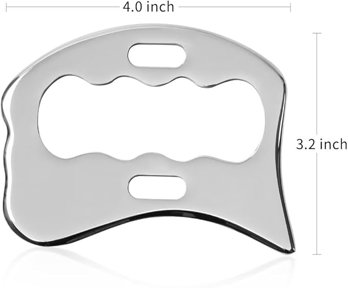 Guasha Massage Tool, Grade Stainless Steel Scraping Tool for Soft Tissue Upgrade Physical Therapy Stuff,Used for Back, Legs, Arms,Neck,Shoulder, Gua sha Tool-Ruum Studio Home