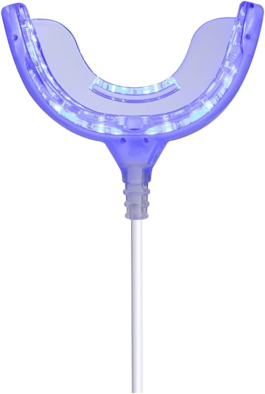 Teeth Whitening Accelerator Light, 32x Blue LED Light Mouth Tray Teeth Whitening Enhancer Light Trays Connected with iPhone/Android/USB for Home Use-Ruum Studio Home