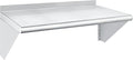 HARDURA Stainless Steel Shelf 14" x 24", 240lb Commercial Shelves Wall Mount Metal Shelving with Backsplash and Brackets for Kitchen, Restaurant, Laundry Room and Home-Ruum Studio Home