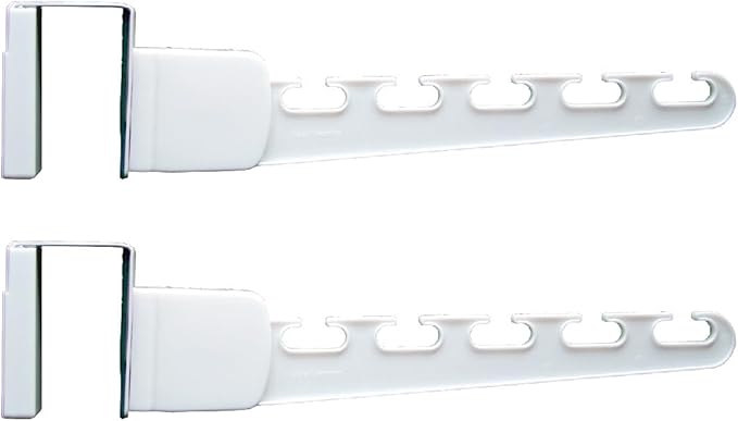 Wonder Hanger Over The Door 2-Pack Organizer for Clothes Hangers, Space-Saving Cascading Hanger Hooks, White-Ruum Studio Home