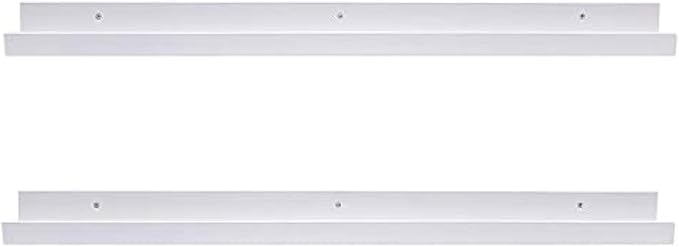AZSKY Floating Picture Shelves Denver Modern Wall Mount – Long Narrow Picture Ledge - 36 Inch Set of 2 Mounting Hardware Included Pine-Ruum Studio Home