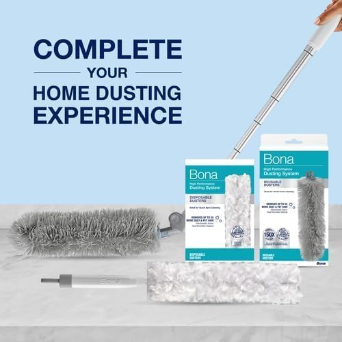 Bona Disposable Duster Refills - 5 Pack - High Performance Dusting System - Microfiber Dusters Remove Dust and Pet Hair for Quick Spot Cleaning-Ruum Studio Home