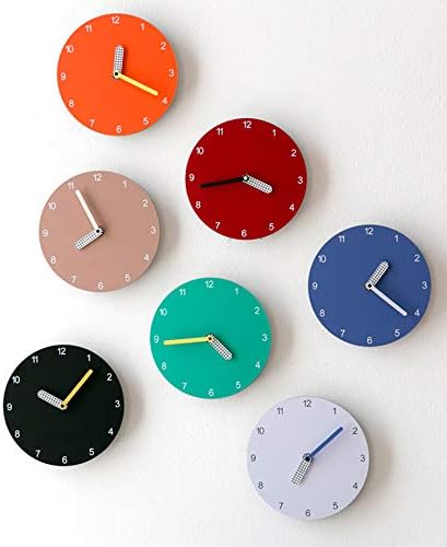 Stephanie Imports Modern Minimalist White & Black Wall Clock-Ruum Studio Home