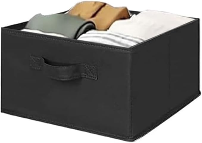 MAX Houser Hanging Shelf Closet Storage Organizer Removable Drawers ，Hanging Storage Organizer Hanging Sweater 2 Sock Underwear Drawers for Closet, Bedroom, Black-Ruum Studio Home