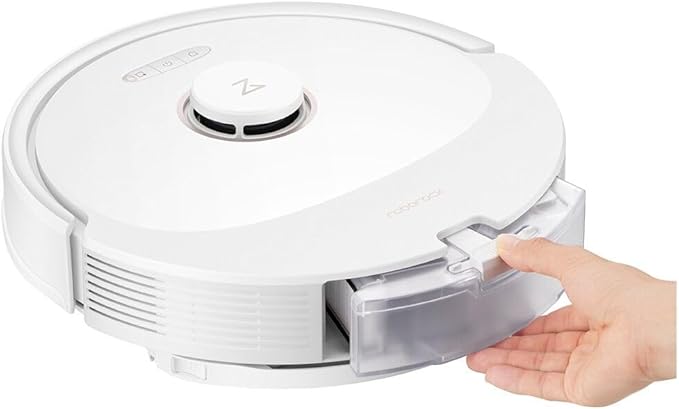 roborock Q8 Max Robot Vacuum and Mop Cleaner, DuoRoller Brush, 5500Pa Strong Suction, Lidar Navigation, Obstacle Avoidance, Multi-Level Mapping, Perfect for Pet Hair-Ruum Studio Home