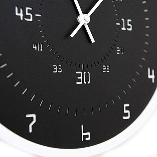 Modern Minimalist Black Stop Wall Clock-Ruum Studio Home