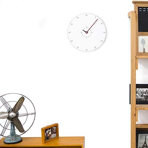 Stephanie Imports Modern Minimalist Thermometer Red Wall Clock-Ruum Studio Home