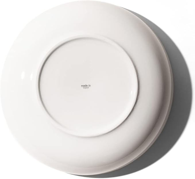 Made In Cookware - Serving Bowl - White With Navy Rim - Porcelain - Crafted in England-Ruum Studio Home