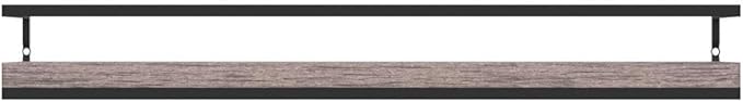 Meangood Floating Shelves Wall Mounted Set of 2, Rustic Wood Wall Storage Shelves for Bedroom,Living Room,Bathroom, Kitchen Brown-Ruum Studio Home