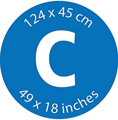 Brabantia Size C Ironing Board (49x18 in) 7 Height Options, Solid Steam Iron Rest Holder (Denim Blue) Non-Slip Feet, Anti-Collapse Child Locks-Ruum Studio Home