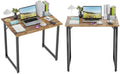 PayLessHere | 32 Inch Computer Desk | Brown | Office Desk with Metal Frame, Adjustable Feet | Water-Resistant, Scratchproof Surface | Sturdy Writing Table for Home Office or Study | Pack of 2-Ruum Studio Home