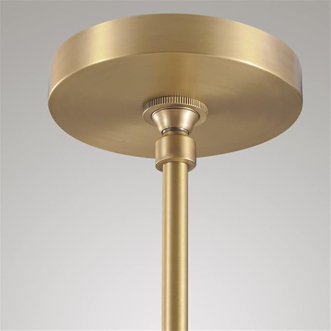 Modern Raindrop Pendant Lights, Pendant Lights for Kitchen Island, Brass Rod Dining Room Light Fixture， Clear Solid Raindrop Chandelier, Chandelier for Living Room Hallway, Including Bulb-Ruum Studio Home